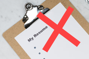 don't write a resume